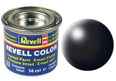 Barva Revell emailová - 32302: hedvábná černá (black silk) - Barva Revell emailová - 32302: hedvábná černá (black silk)