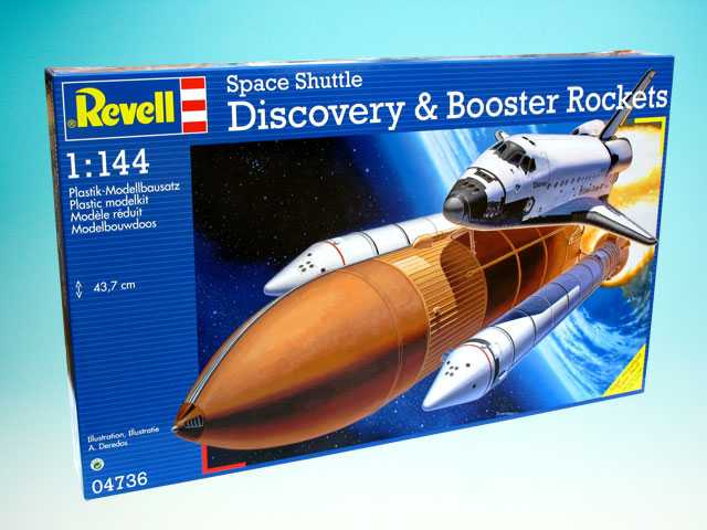 Space Shuttle Discovery+Booster Rockets (1:144) Revell 04736 - Space Shuttle Discovery+Booster Rockets