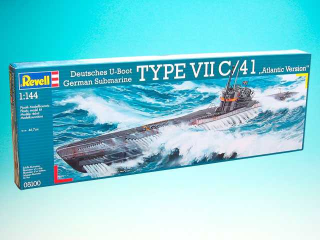 Submarine Type VII C/41 (1:144) Revell 05100 - Submarine Type VII C/41