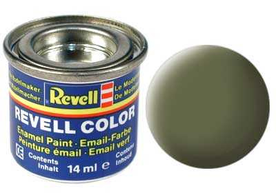 Barva Revell emailová - 32168: matná tmavě zelená (dark green mat RAF) - Barva Revell emailová - 32168: matná tmavě zelená (dark green mat RAF)