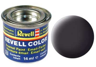 Barva Revell emailová - 32106: matná dehtově černá (tar mat) - Barva Revell emailová - 32106: matná dehtově černá (tar mat)