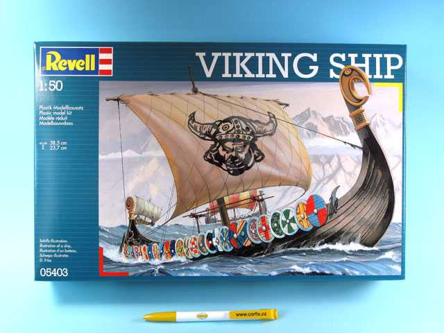 Loď Vikingů (1:50) Revell 05403 - loď Vikingů
