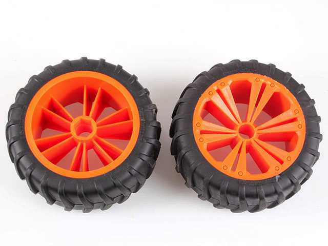 Set 2x Wheel for Monster, orange Revell 47032 - Set 2x Wheel for Monster, orange