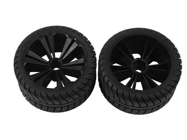 Set 2x Rear Wheel for Muscle Car, black Revell 47218 - Set 2x Rear Wheel for Muscle Car, black