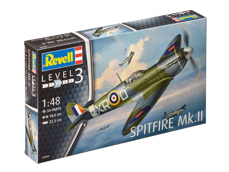 Supermarine Spitfire Mk. II (1:48) Revell 03959 - Supermarine Spitfire Mk. II