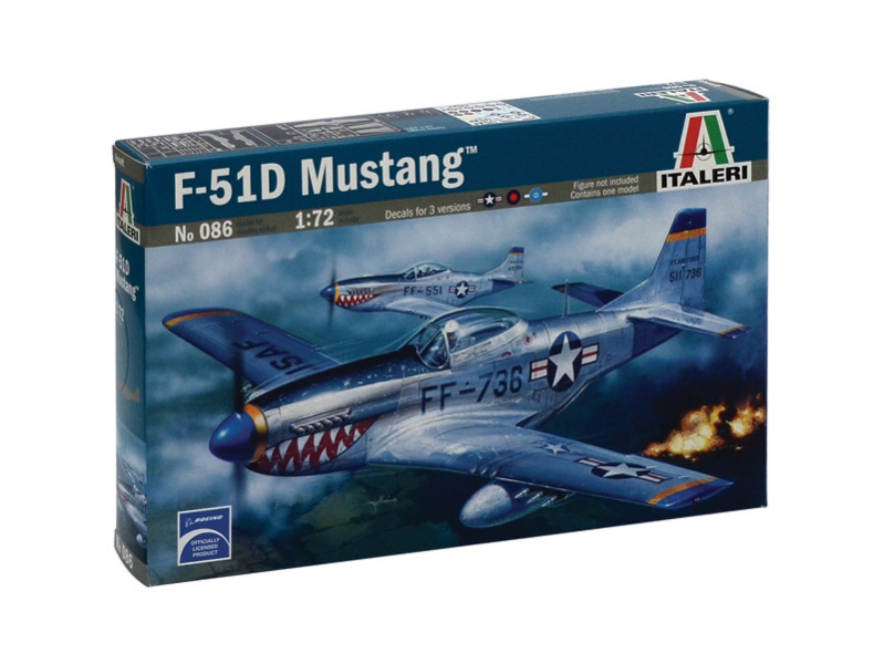 F-51D MUSTANG (1:72) Italeri 0086 - F-51D MUSTANG