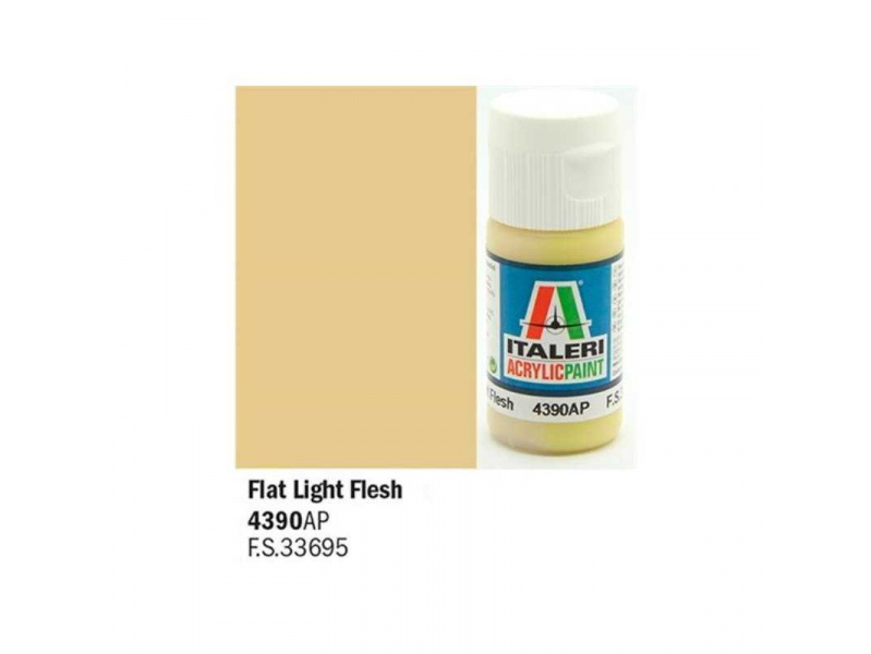 Italeri barva akryl 4390AP - Flat Light Flesh 20ml - Italeri barva akryl 4390AP - Flat Light Flesh 20ml