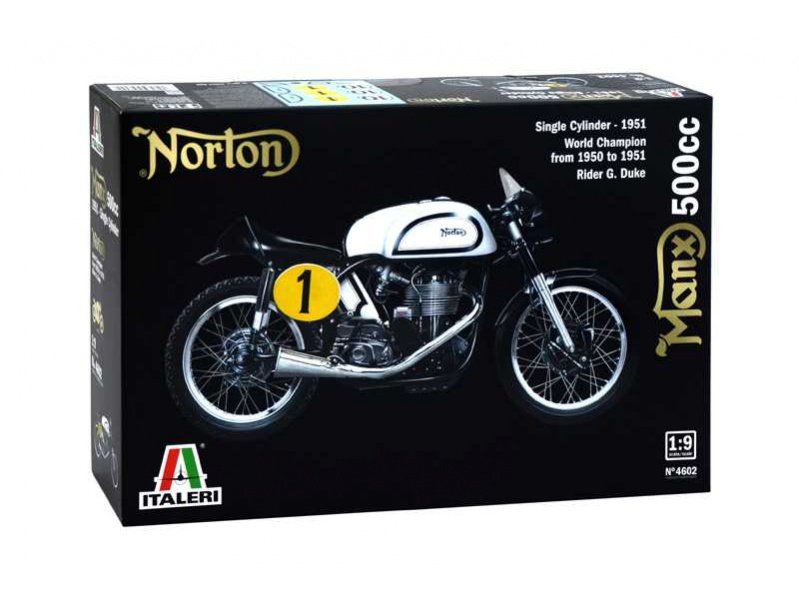 NORTON MANX 500cc 1951 (1:9) Italeri 4602 - NORTON MANX 500cc 1951