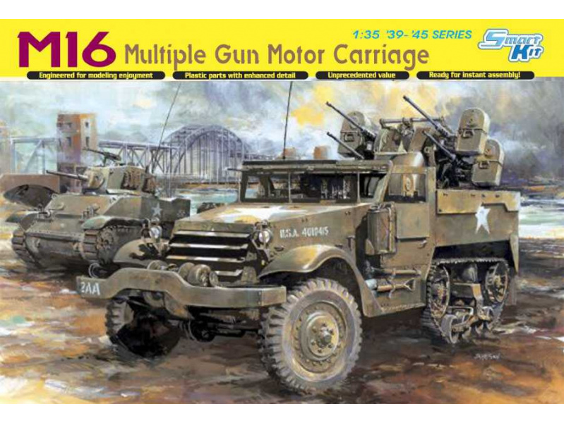 M16 MULTIPLE GUN MOTOR CARRIAGE (SMART KIT) (1:35) Dragon 6381 - M16 MULTIPLE GUN MOTOR CARRIAGE (SMART KIT)