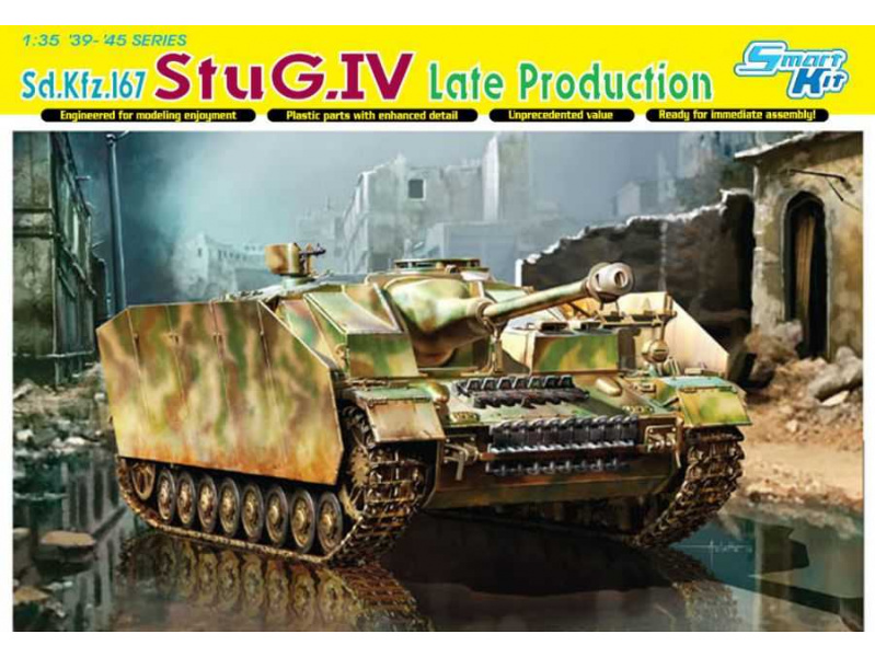 Sd.Kfz.167 StuG.IV Late Production (Smart Kit) (1:35) Dragon 6612 - Sd.Kfz.167 StuG.IV Late Production (Smart Kit)