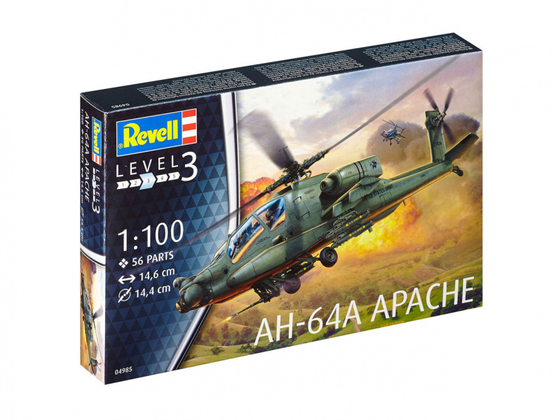 AH-64A Apache (1:100) Revell 04985 - AH-64A Apache