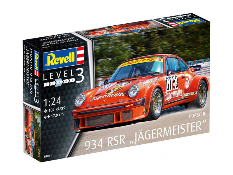 Porsche 934 RSR "Jägermeister" (1:24) Revell 07031 - Porsche 934 RSR "Jägermeister"