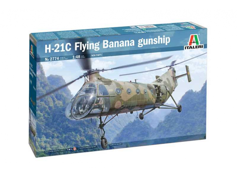 H-21C Flying Banana GunShip (1:48) Italeri 2774 - H-21C Flying Banana GunShip