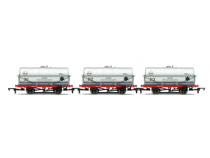 Set tří nákladních vagónů HORNBY R6788 - 20 Ton Tank Wagon, ICI Hornby R6788 - Set tří nákladních vagónů HORNBY R6788 - 20 Ton Tank Wagon, ICI