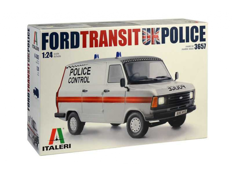 Ford Transit UK Police (1:24) Italeri 3657 - Ford Transit UK Police