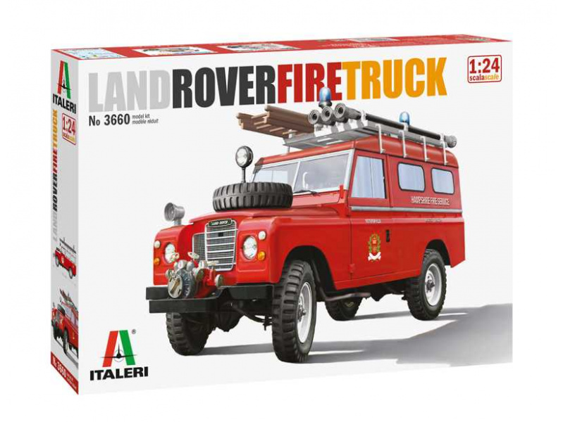Land Rover Fire Truck (1:24) Italeri 3660 - Land Rover Fire Truck