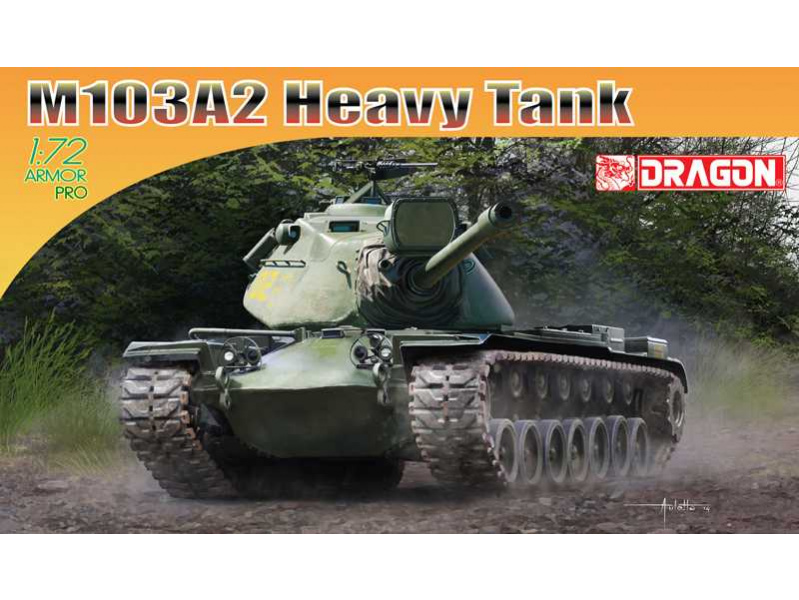 M103A2 HEAVY TANK (1:72) Dragon 7523 - M103A2 HEAVY TANK