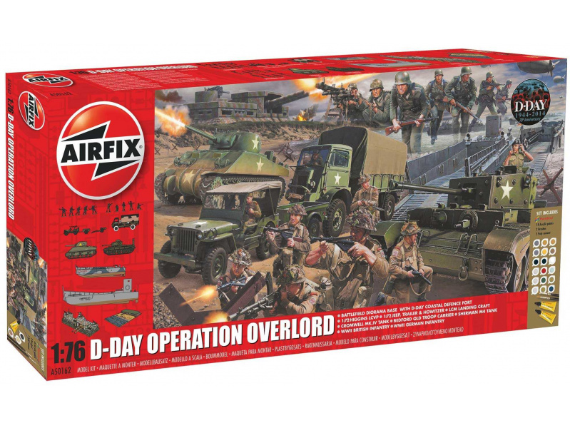 D-Day 75th Anniversary Operation Overlord (1:76) Airfix A50162A - D-Day 75th Anniversary Operation Overlord