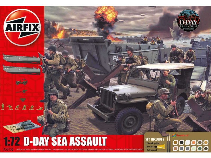 D-Day 75th Anniversary Sea Assault (1:72) Airfix A50156A - D-Day 75th Anniversary Sea Assault