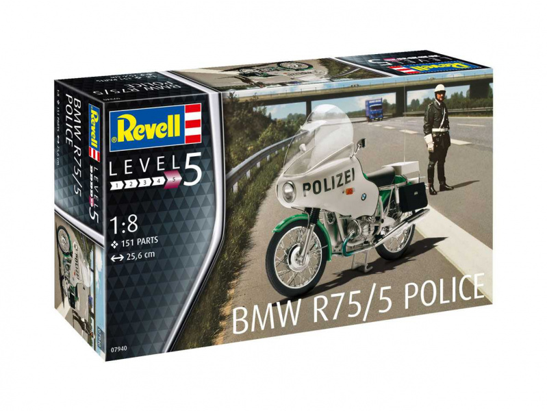 BMW R75/5 Police (1:8) Revell 07940 - BMW R75/5 Police