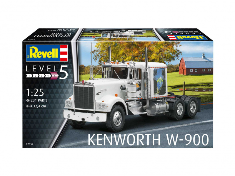 Kenworth W-900 (1:25) Revell 07659 - Kenworth W-900