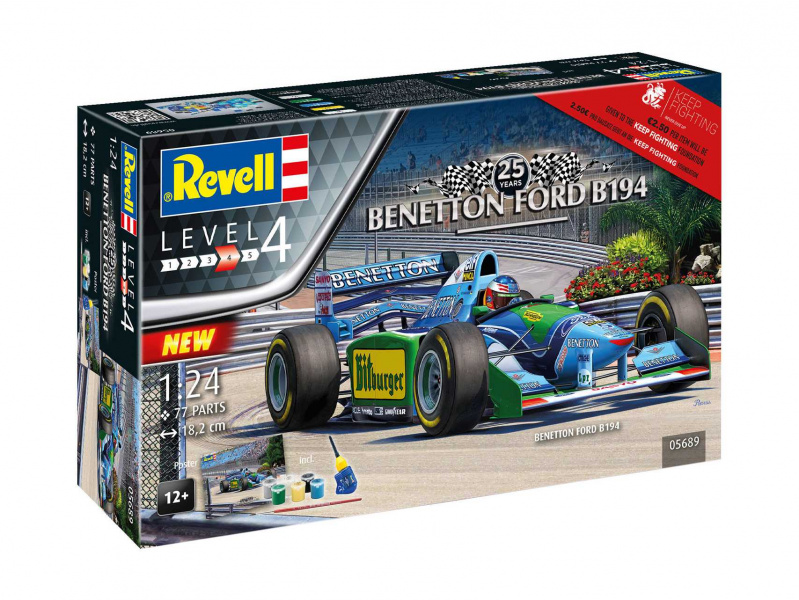25th Anniversary "Benetton Ford" (1:24) Revell 05689 - 25th Anniversary "Benetton Ford"