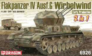 Flakpanzer IV Ausf.G "Wirbelwind" Early Production (2 in 1) (1:35) Dragon 6926 - Flakpanzer IV Ausf.G "Wirbelwind" Early Production (2 in 1)