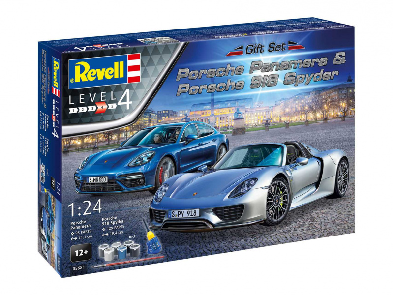 Porsche Set (1:24) Revell 05681 - Porsche Set