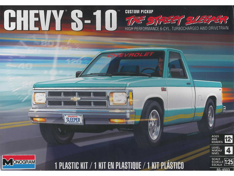 '90 Chevy S-10 (1:25) Monogram 4503 - '90 Chevy S-10