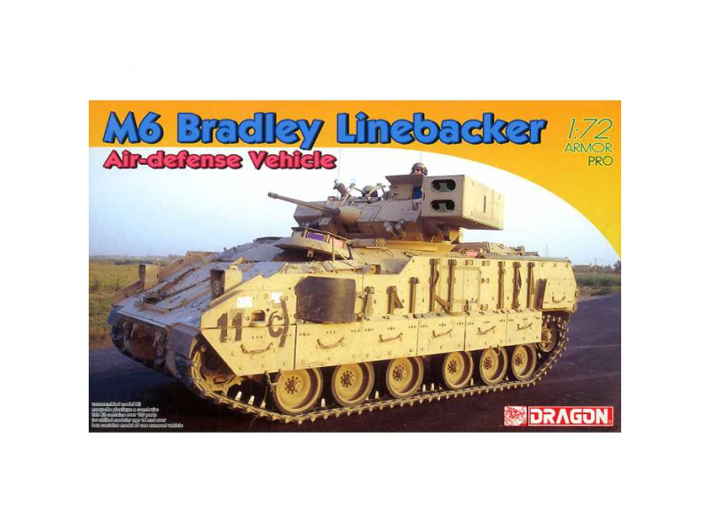 M6 Bradley Linebacker Air-defense Vehicle (1:72) Dragon 7624 - M6 Bradley Linebacker Air-defense Vehicle