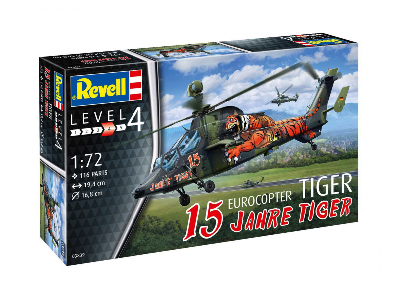 Eurocopter Tiger - "15 Years Tiger" (1:72) Revell 63839 - Eurocopter Tiger - "15 Years Tiger"