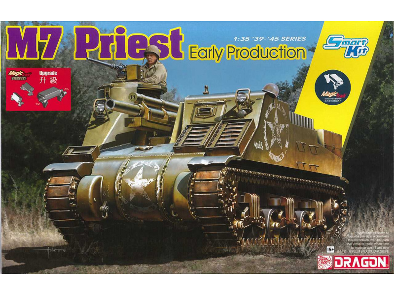M7 Priest Early Production w/Magic Track (1:35) Dragon 6817 - M7 Priest Early Production w/Magic Track