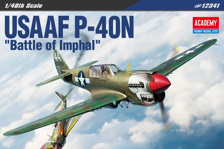 USAAF P-40N "Battle of Imphal" (1:48) Academy 12341 - USAAF P-40N "Battle of Imphal"