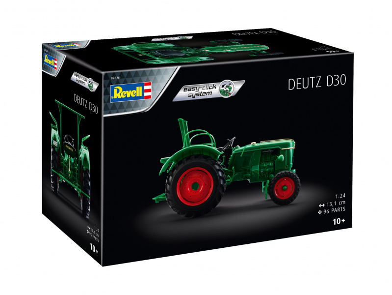 Deutz D30 Tractor (1:24) Revell 07826 - Deutz D30 Tractor