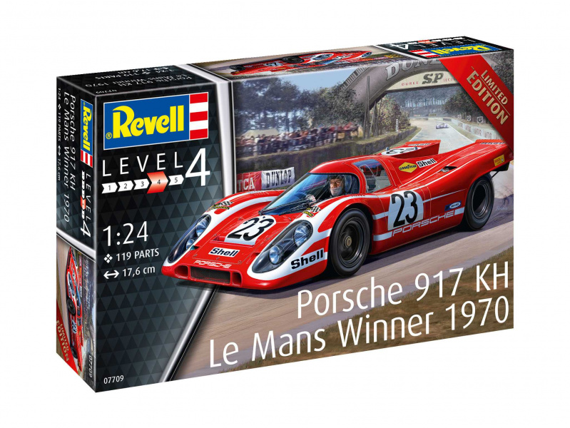 Porsche 917K Le Mans Winner 1970 (1:24) Revell 07709 - Porsche 917K Le Mans Winner 1970