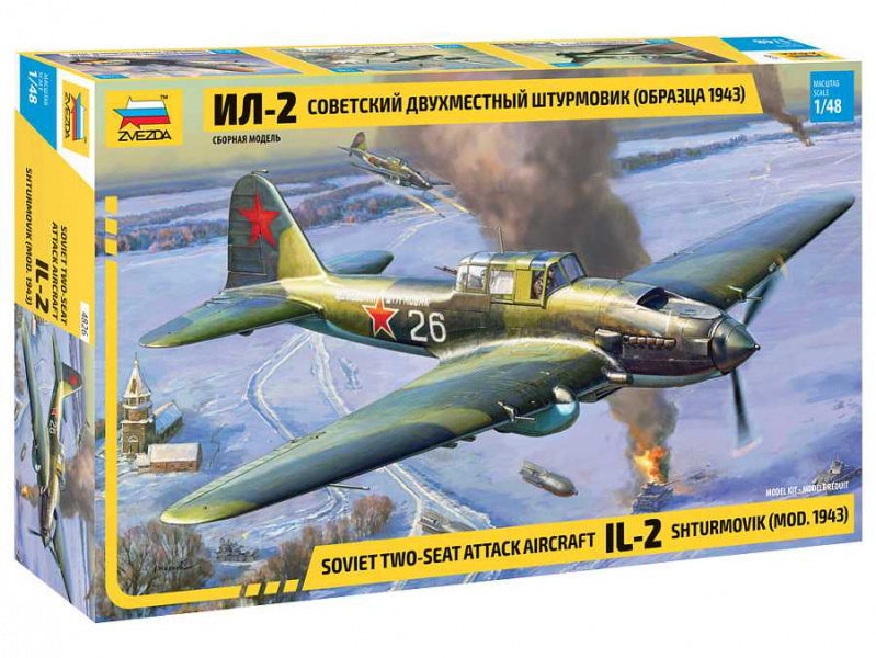 IL-2 Stormovik mod.1943 (1:48) Zvezda 4826 - IL-2 Stormovik mod.1943
