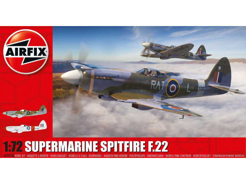 Supermarine Spitfire F.22 (1:72) Airfix A02033A - Supermarine Spitfire F.22