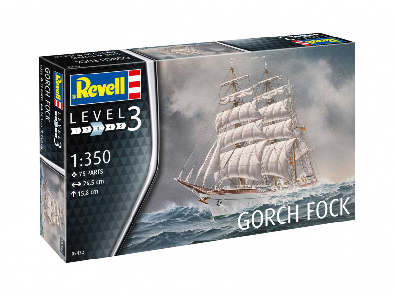 Gorch Fock (1:350) Revell 05432 - Gorch Fock