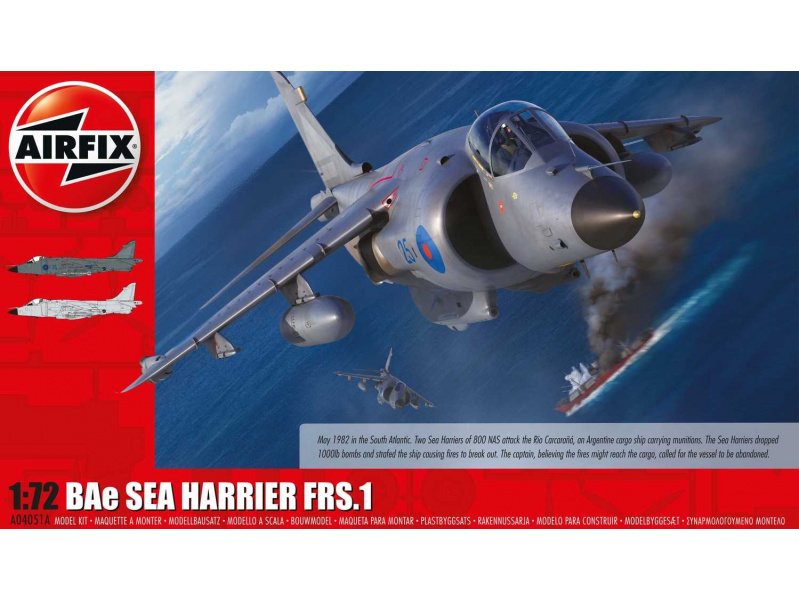 Bae Sea Harrier FRS1 1/72 (1:72) Airfix A04051A - Bae Sea Harrier FRS1 1/72