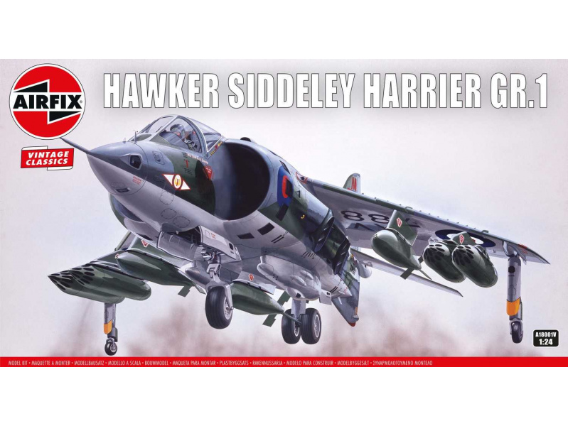 Hawker Siddeley Harrier GR.1 (1:24) Airfix A18001V - Hawker Siddeley Harrier GR.1
