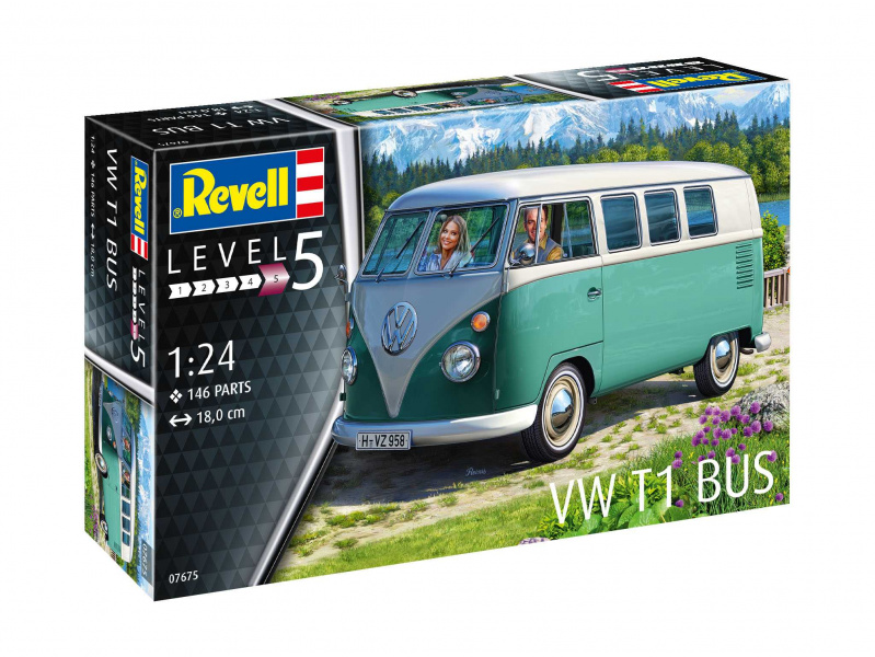 VW T1 Bus (1:24) Revell 07675 - VW T1 Bus