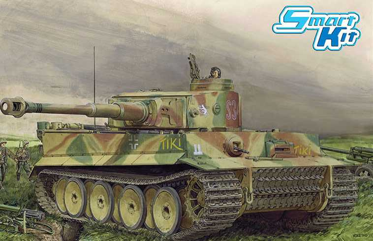 Tiger I Early Production "TiKi" Das Reich Division (Battle of Kharkov) (SMART KIT)(1:35) Dragon 6885 - Tiger I Early Production "TiKi" Das Reich Division (Battle of Kharkov) (SMART KIT)