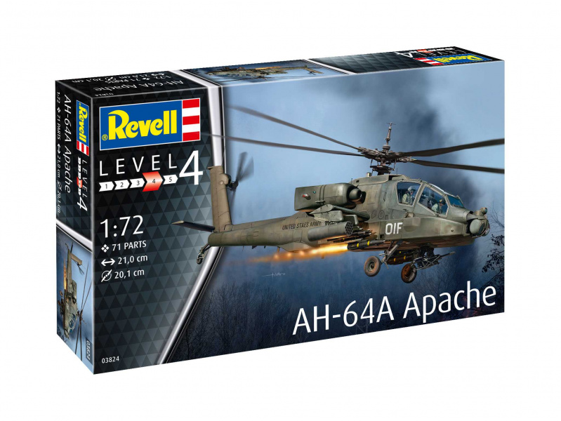 AH-64A Apache (1:72) Revell 03824 - AH-64A Apache