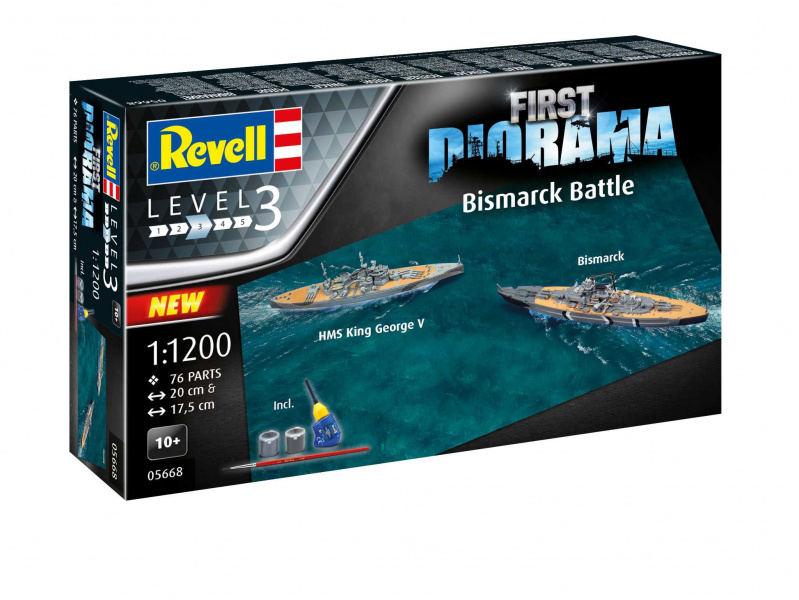Bismarck Battle (1:1200) Revell 05668 - Bismarck Battle