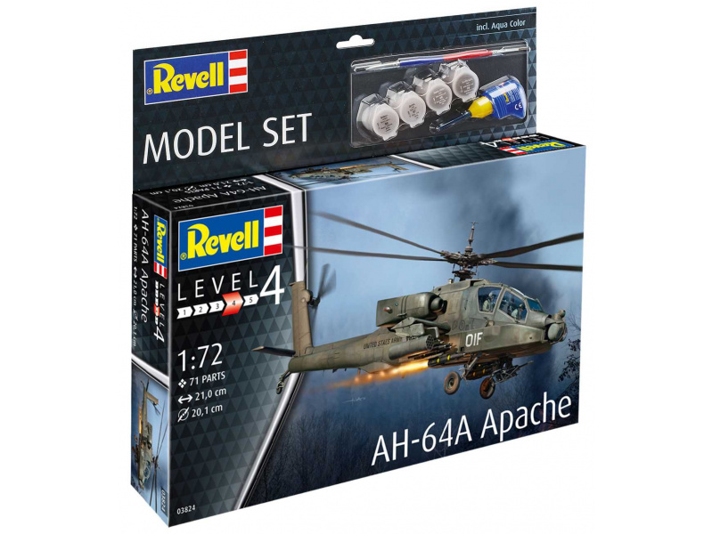 AH-64A Apache (1:72) Revell 63824 - AH-64A Apache