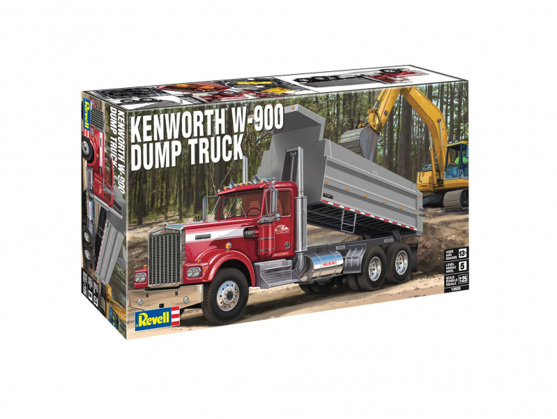 Kenworth W-900 Dump Truck (1:25) Monogram 2628 - Kenworth W-900 Dump Truck
