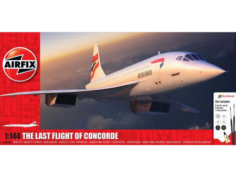 Concorde Gift Set (1:144) Airfix A50189 - Concorde Gift Set