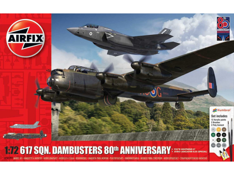 Dambusters 80th Anniversary (1:72) Airfix A50191 - Dambusters 80th Anniversary