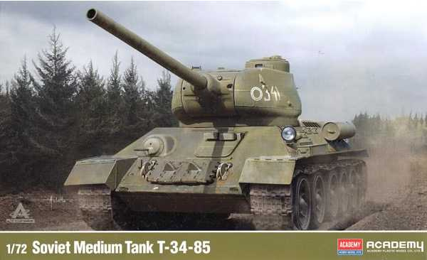 Soviet Medium Tank T-34-85 (1:72) Academy 13421 - Soviet Medium Tank T-34-85
