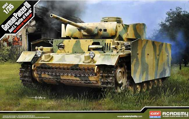 German Panzer III Ausf.L "Battle of Kursk" (1:35) Academy 13545 - German Panzer III Ausf.L "Battle of Kursk"